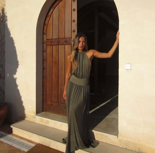 Arcina Ori Santina Gown Khaki