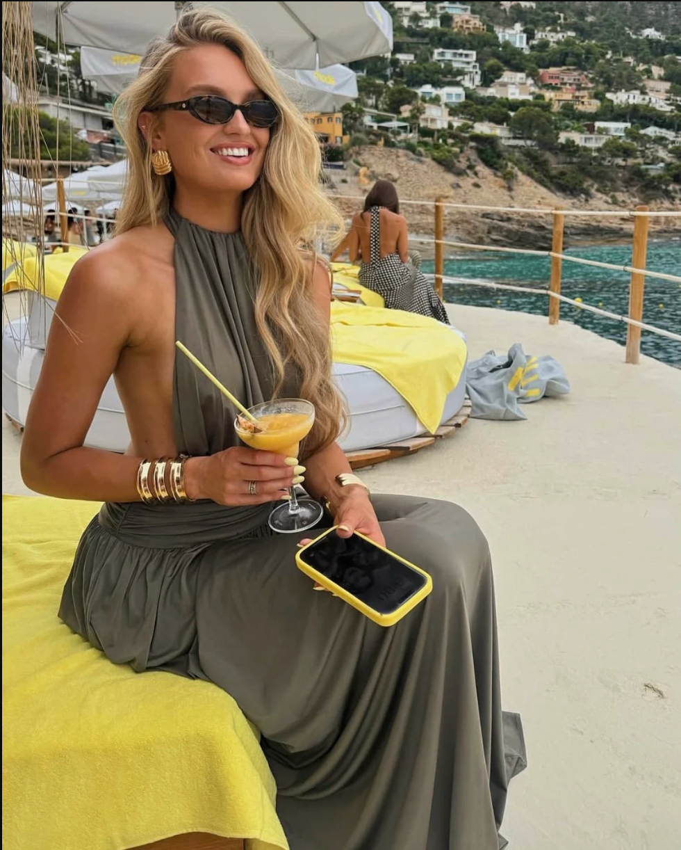 Arcina Ori Santina Gown Khaki