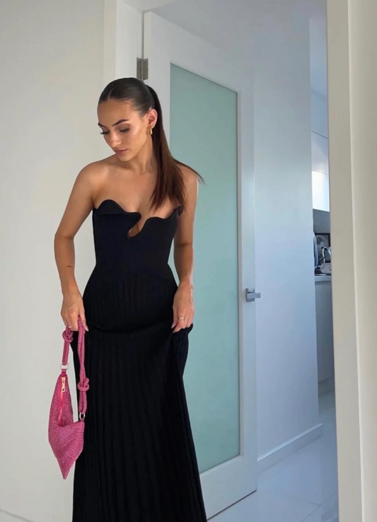Christopher Esber Sculpted Pleated Gown