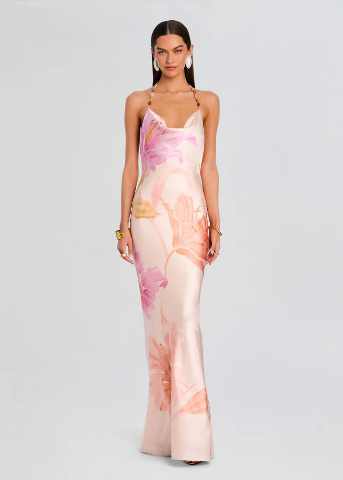 Retrofete Padma Peche Primavera Gown