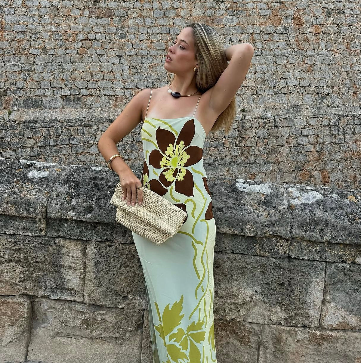 SIR the Label Amaia Slip Maxi