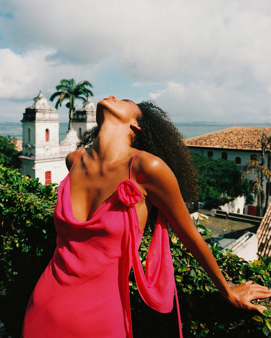 Rat & Boa Sirena Gown Pink