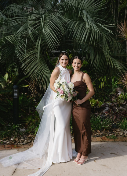 SIR the Label Dahlia Balconette Maxi Brown