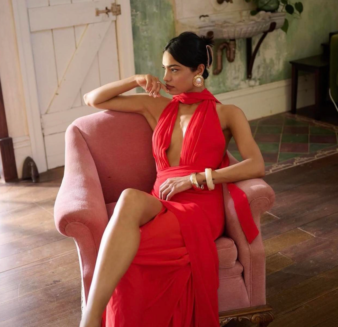 Calia Collection Antonia Maxi Red