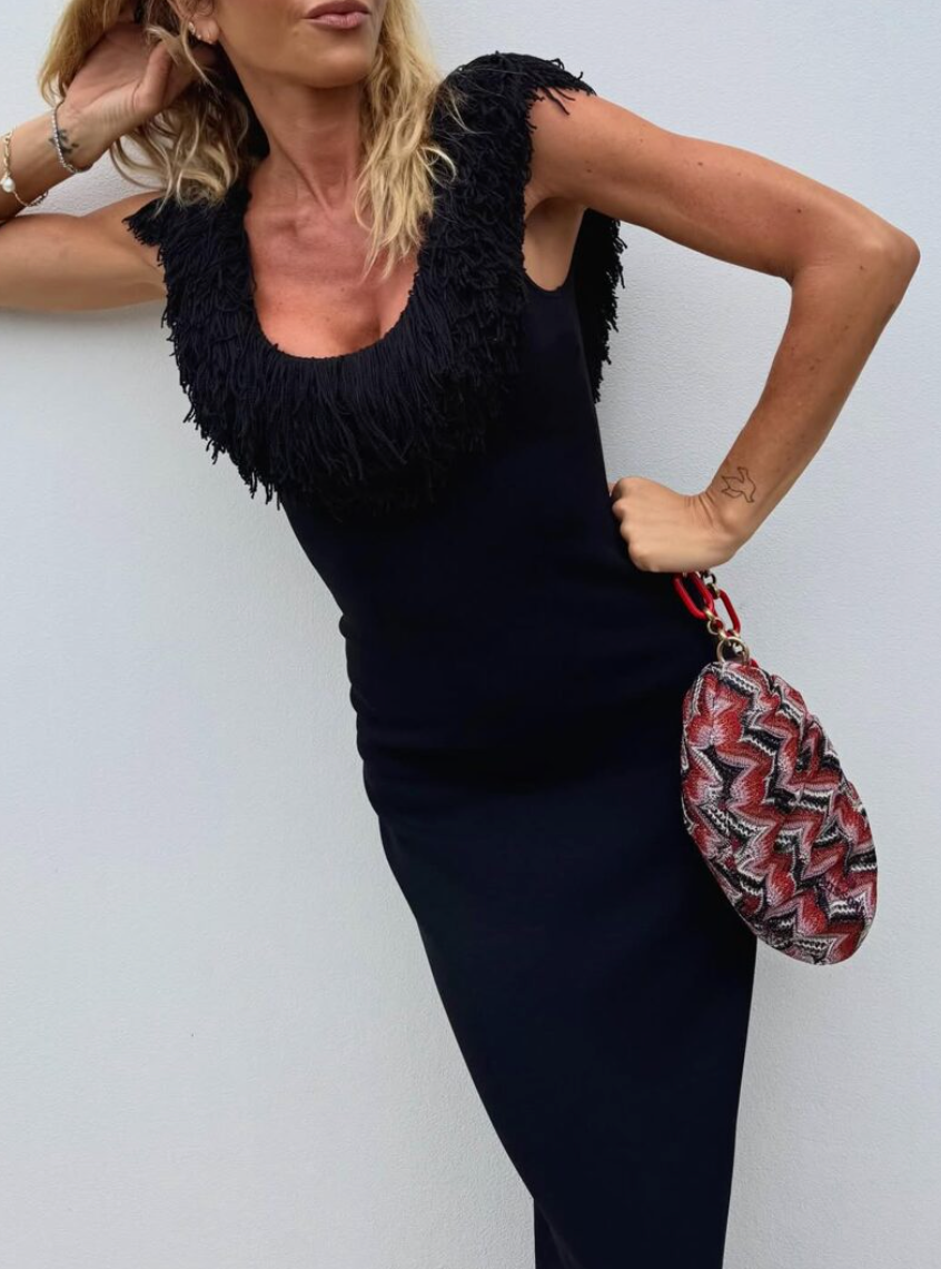 SIR the Label Marceline Fringe Gown