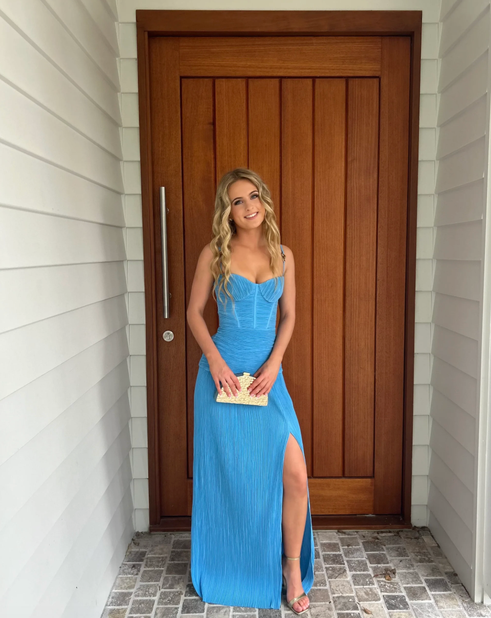 Manning Cartell Double Time Pleat Gown