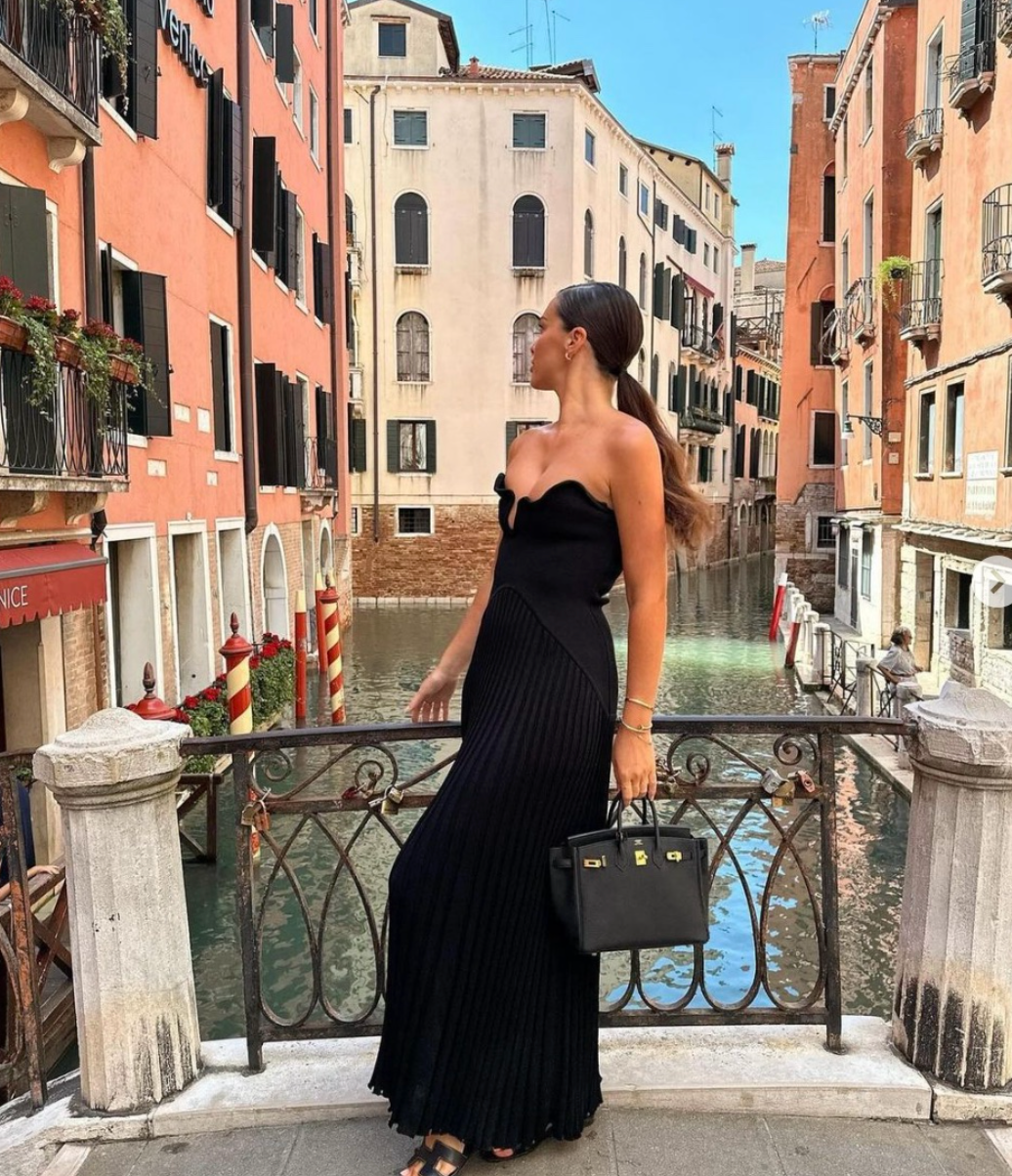 Christopher Esber Sculpted Pleated Gown