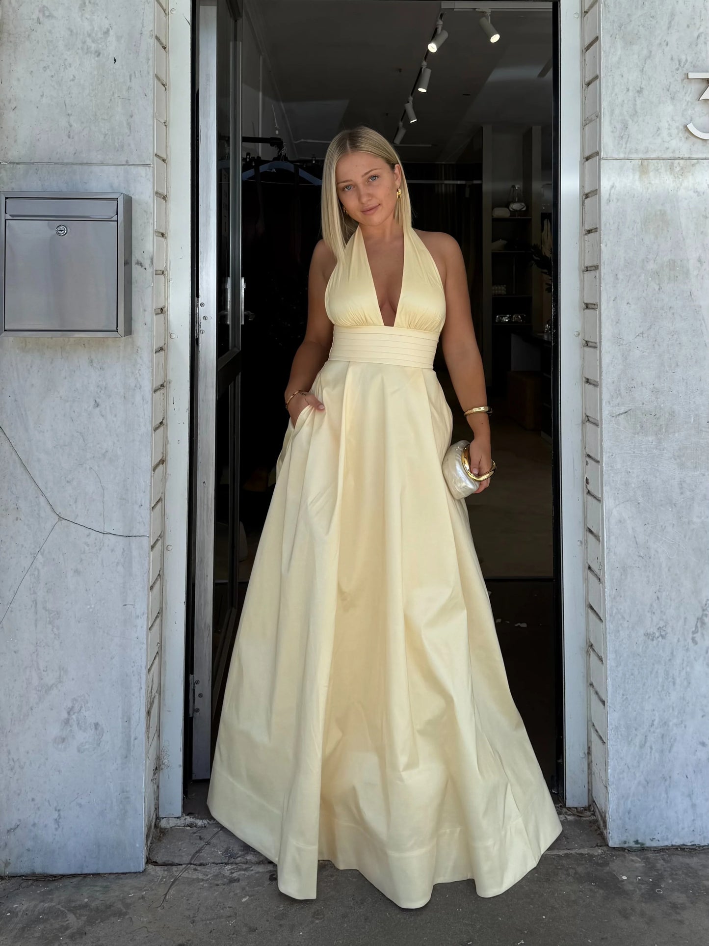 Hansen & Gretel Evalina Taffeta Gown